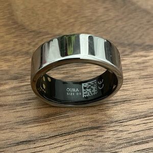 Oura ring gen 2, size 9 - silver